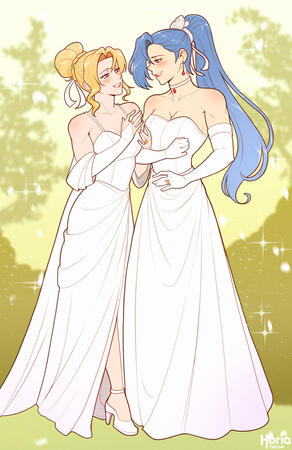 Flat color commission